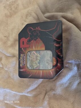 Pokémon Destined Rivals Persian Tin w/ Promo Card & Booster Packs